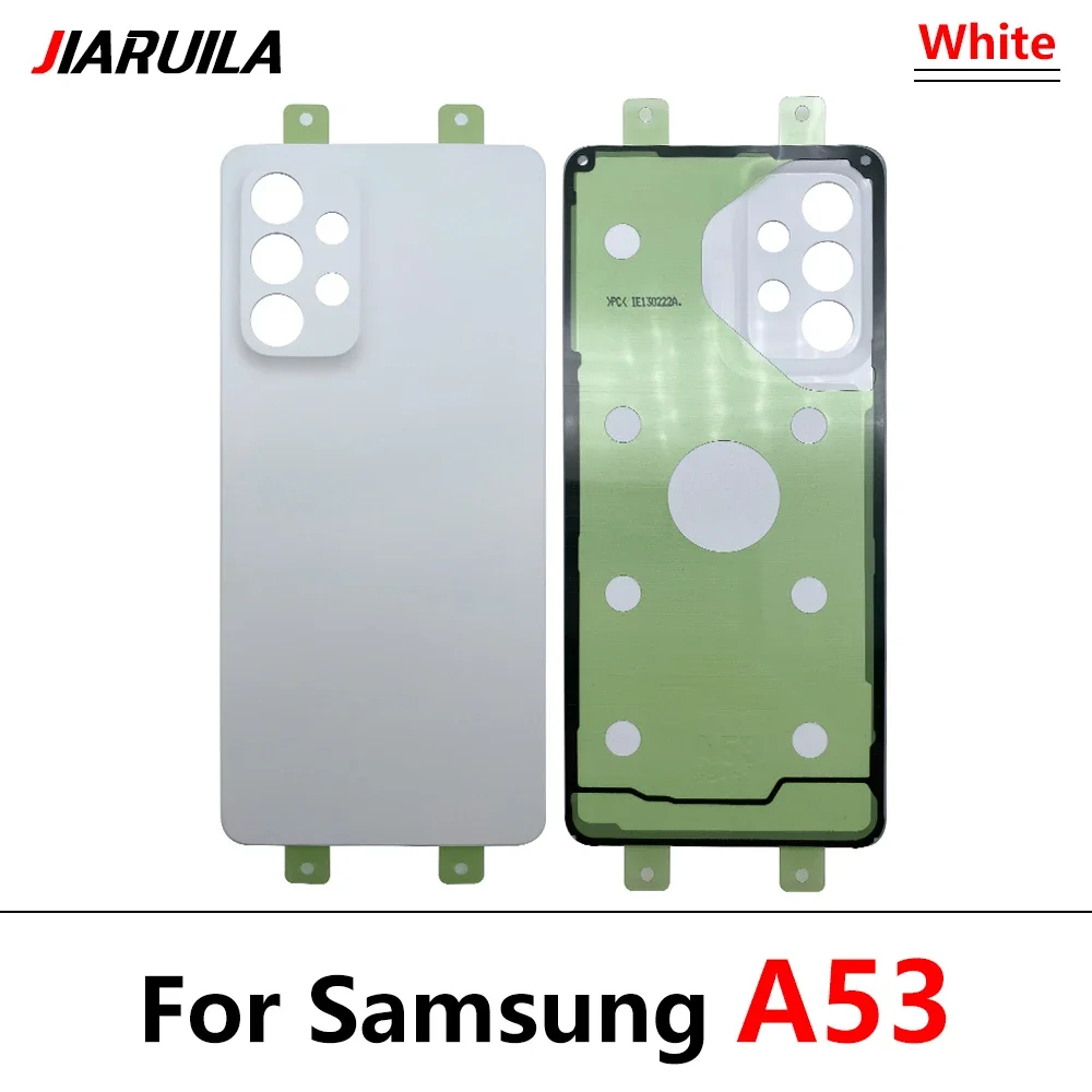 NEW For Samsung A53 A33 5G A52S A54 A34 Back Battery Cover Door Rear Rear Housing Case With Sticker Replacement Parts