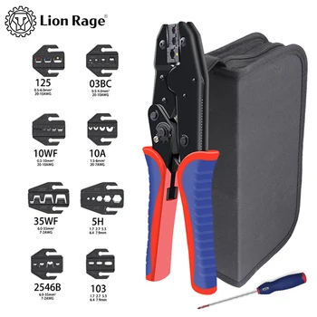 사전 절연 단자 압착 플라이어 키트, HS-30J HS-40J 클램프 커버, 다기능 브랜드 탄소강 압착 플라이어