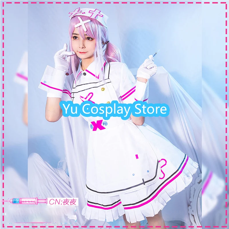 Sukoya Kana Cosplay Costumes Women Cute Dress Nurse Suit Vtuber Clothing Halloween Carnival Uniforms Custom Made