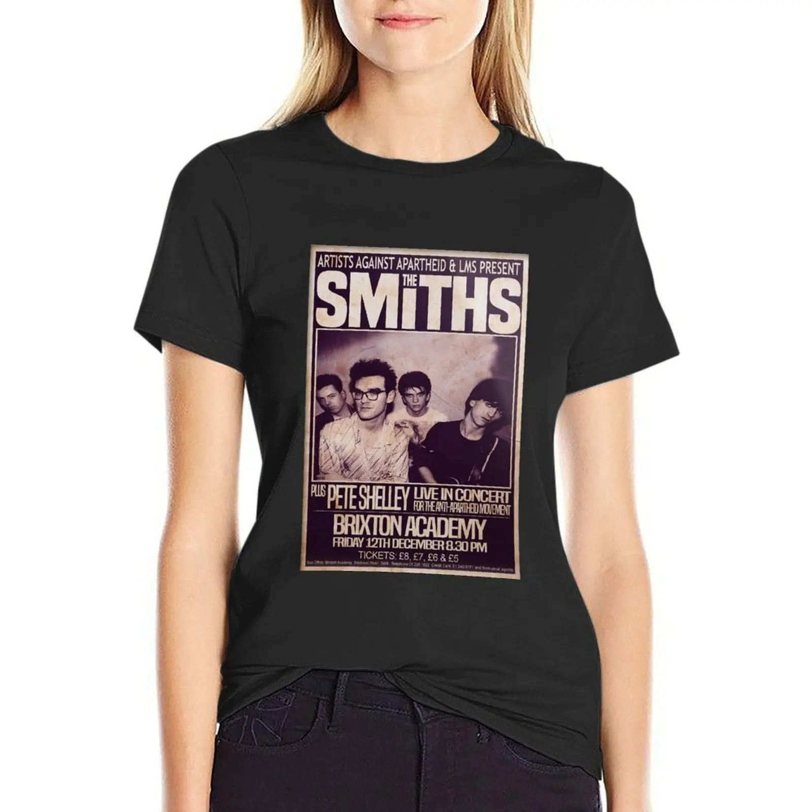 The Smiths 1986 The Final Concert T-Shirt kawaii clothes korean fashion summer top Blouse Women's tee shirt