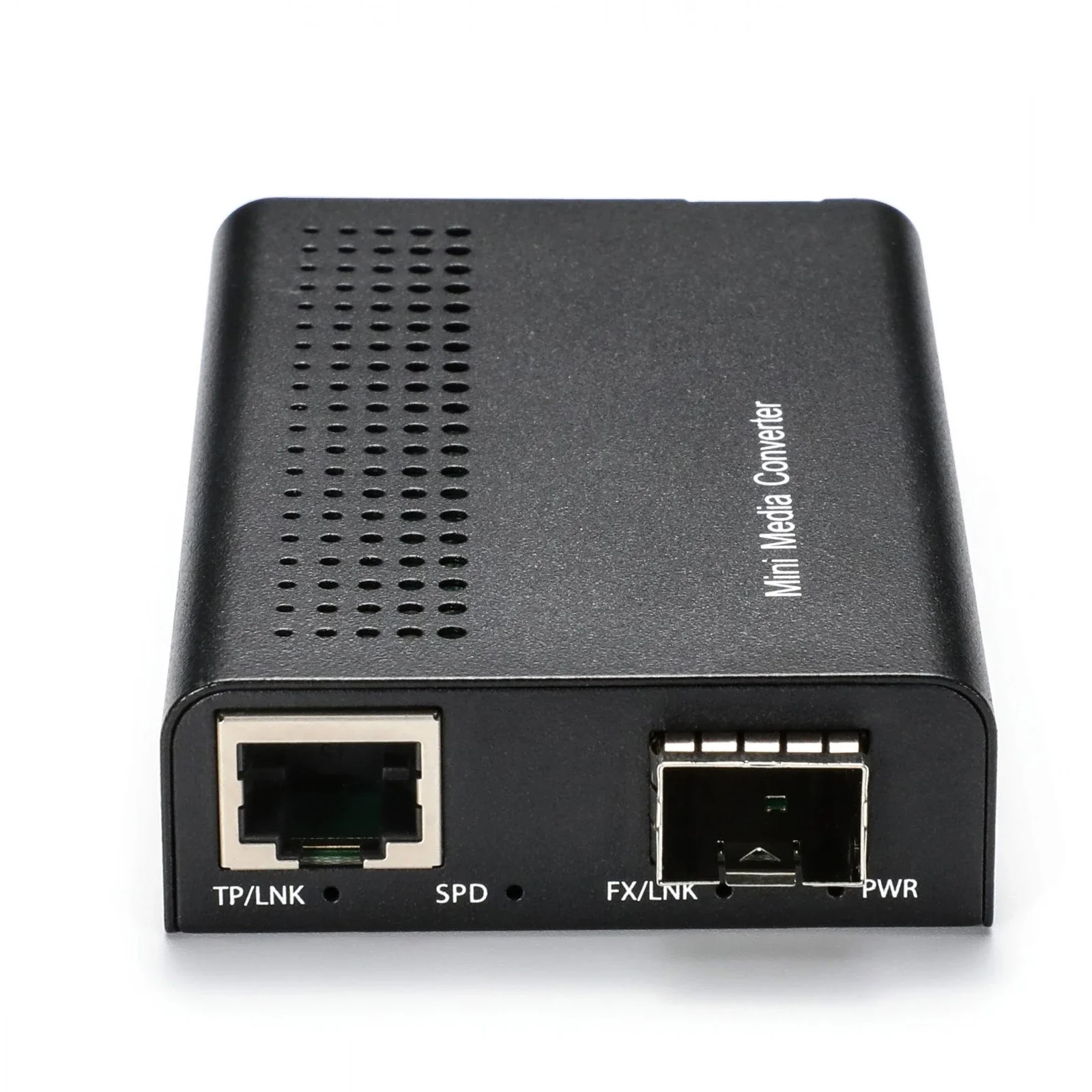 6COM Mini niezarządzany 1x 100M/1G/2.5G/5G/10GBase-T RJ45 do 1x 10GBase-X SFP+ Slot 10Gigabit Ethernet Media Converter