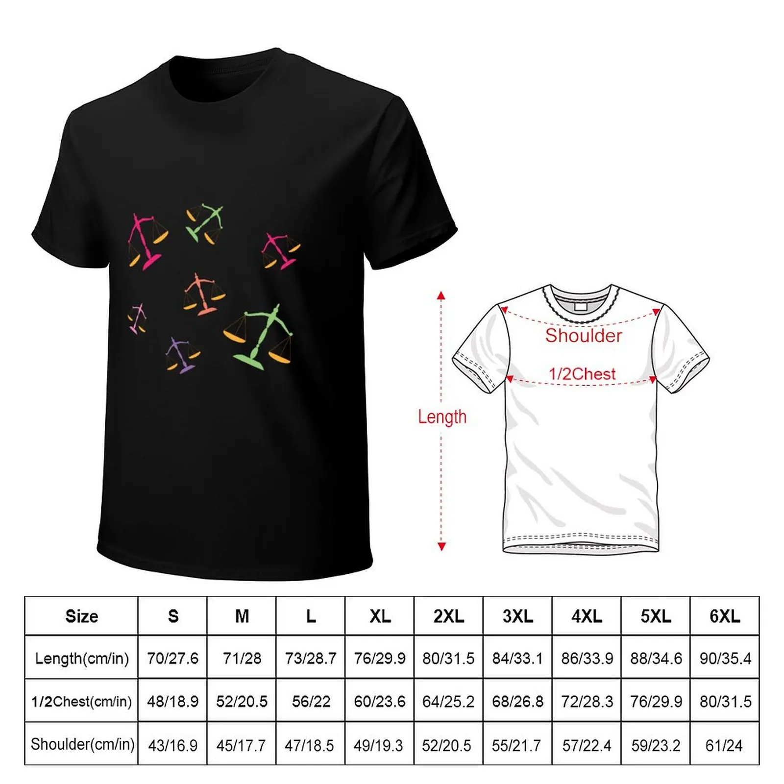 Great Libra Scales T-Shirt Lightweight Hiking T-Shirt