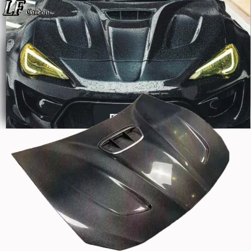 Carbon Fiber Hood Bonnet with Vent Style For GT86/BRZ 2013-2020 Robot Front Hood Cover