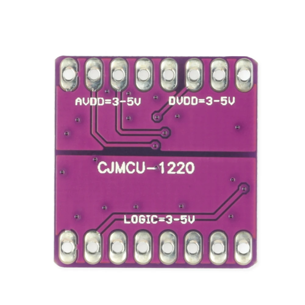 

BNVN-CJMCU-1220 ADS1220 ADC 24-битный модуль аналого-цифрового преобразователя I2C с низким энергопотреблением, 24-битный аналогово-цифровой преобразователь, модуль датчика