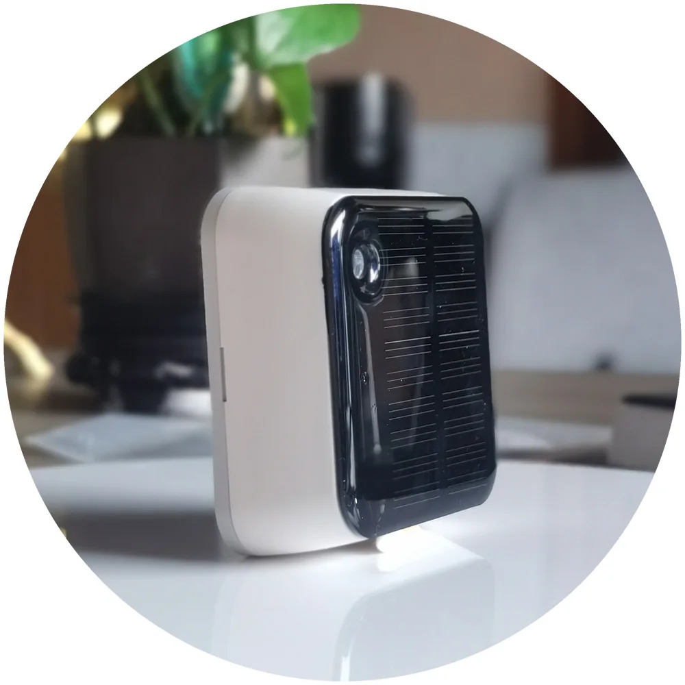 Haozee Tuya Zigbee Sensore di luce solare IP65 Impermeabile Wireless Smart con supporto per energia solare Assistente domestico Zigbee2mqtt
