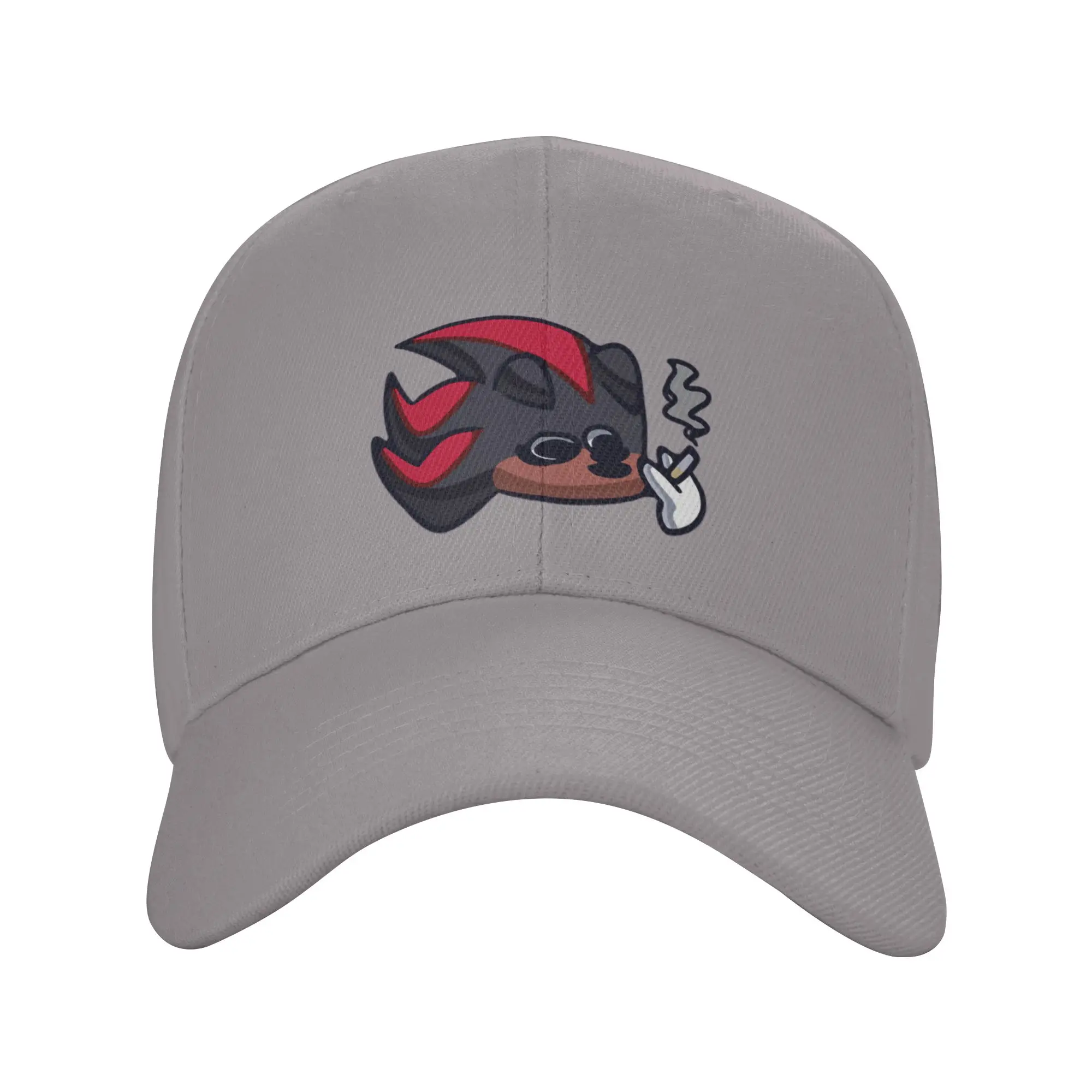 cursed shadow smoking Trendy Baseball Cap Gift For Friends Casual Cap Casual Hat