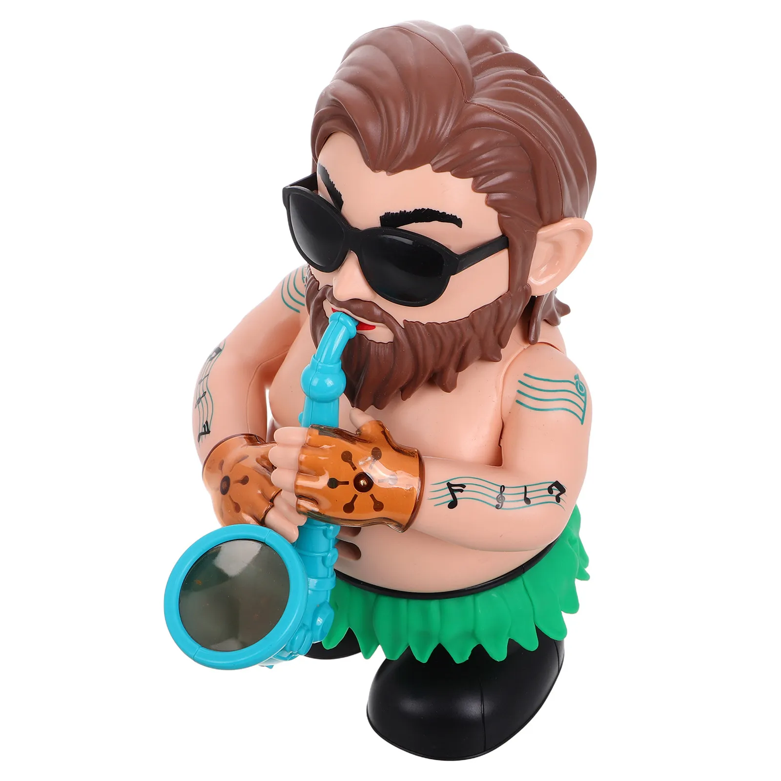 

Funny Saxophone Player Dancing Musical LED Light Swinging Powered Singing Dancing Saxophone Player for Kids and Adults