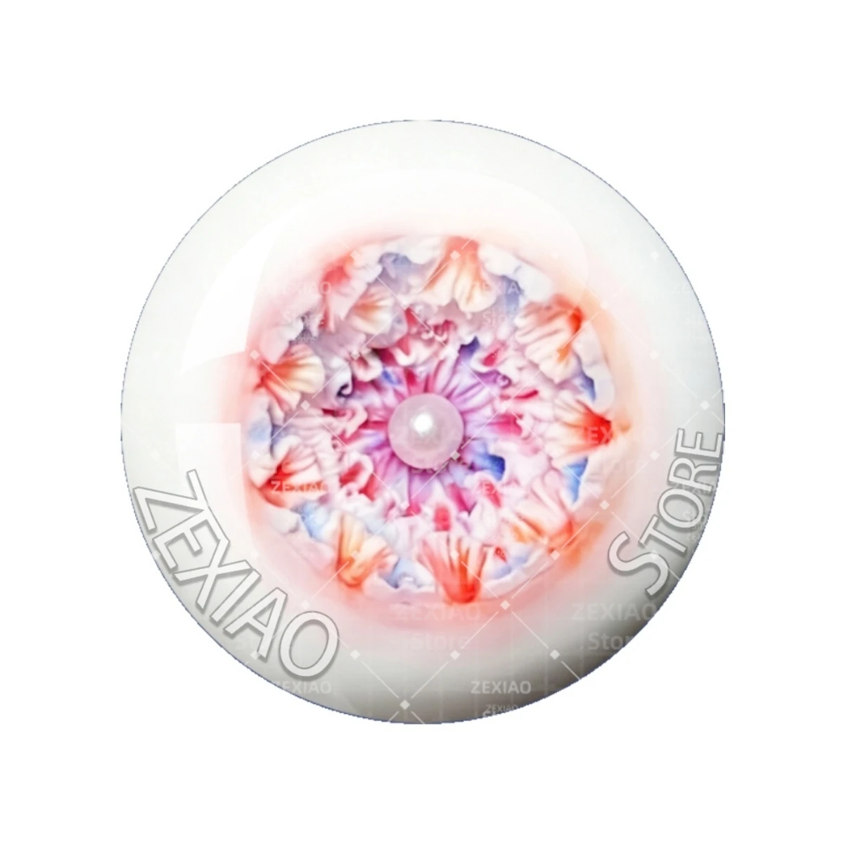 10MM-40MM Creative Flowers Pattern Doll Eyes Anime Blyth Dolls Drop Glue Eye Pupil Girl Toy Eye 12PCS MS007