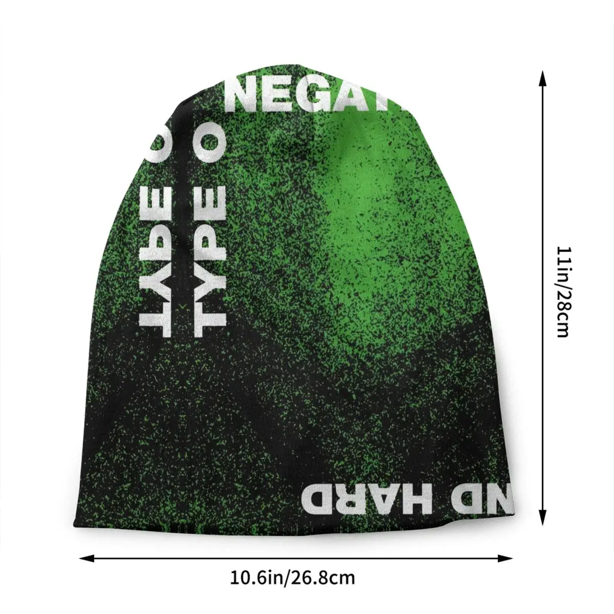 Custom T-Types O N-Negatives Vintage Rock Skullies Beanies Caps Cool Winter Warm Knitting Hat Unisex Adult Bonnet Hats