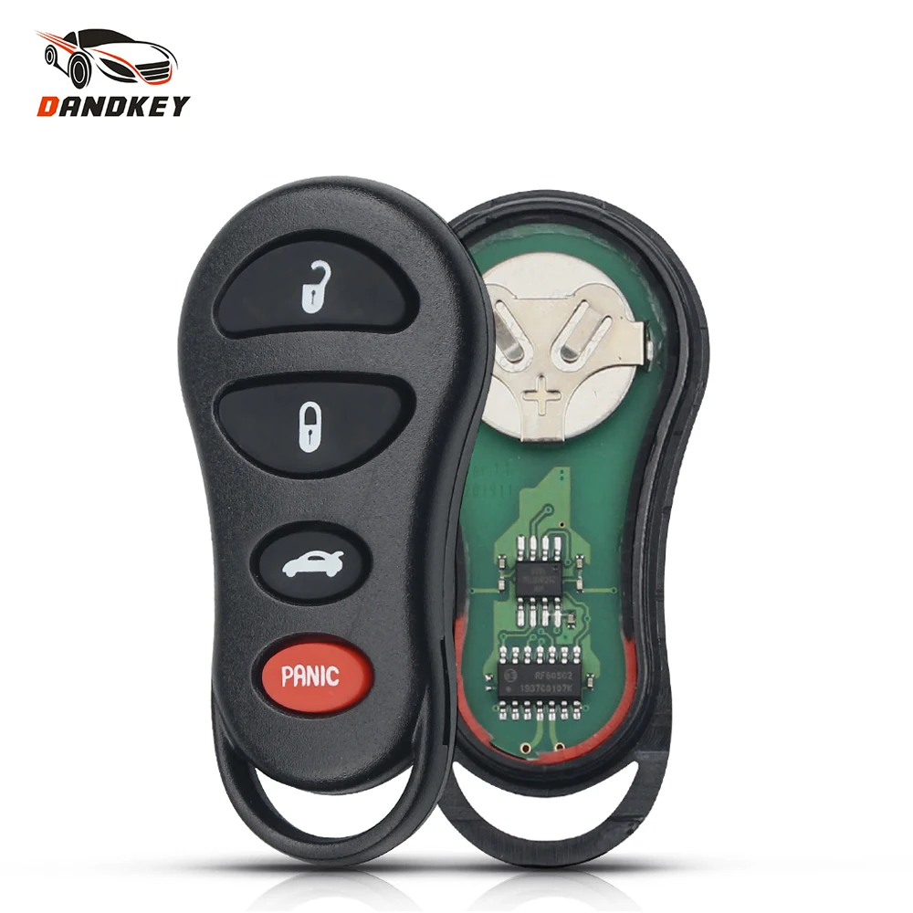 Dandkey 315Mhz Car Remote Control Key 4BTN For Jeep Dodge Chrylser 300M 2001 2002 2003 2004 Caravan Dakota Durango GQ43VT17T