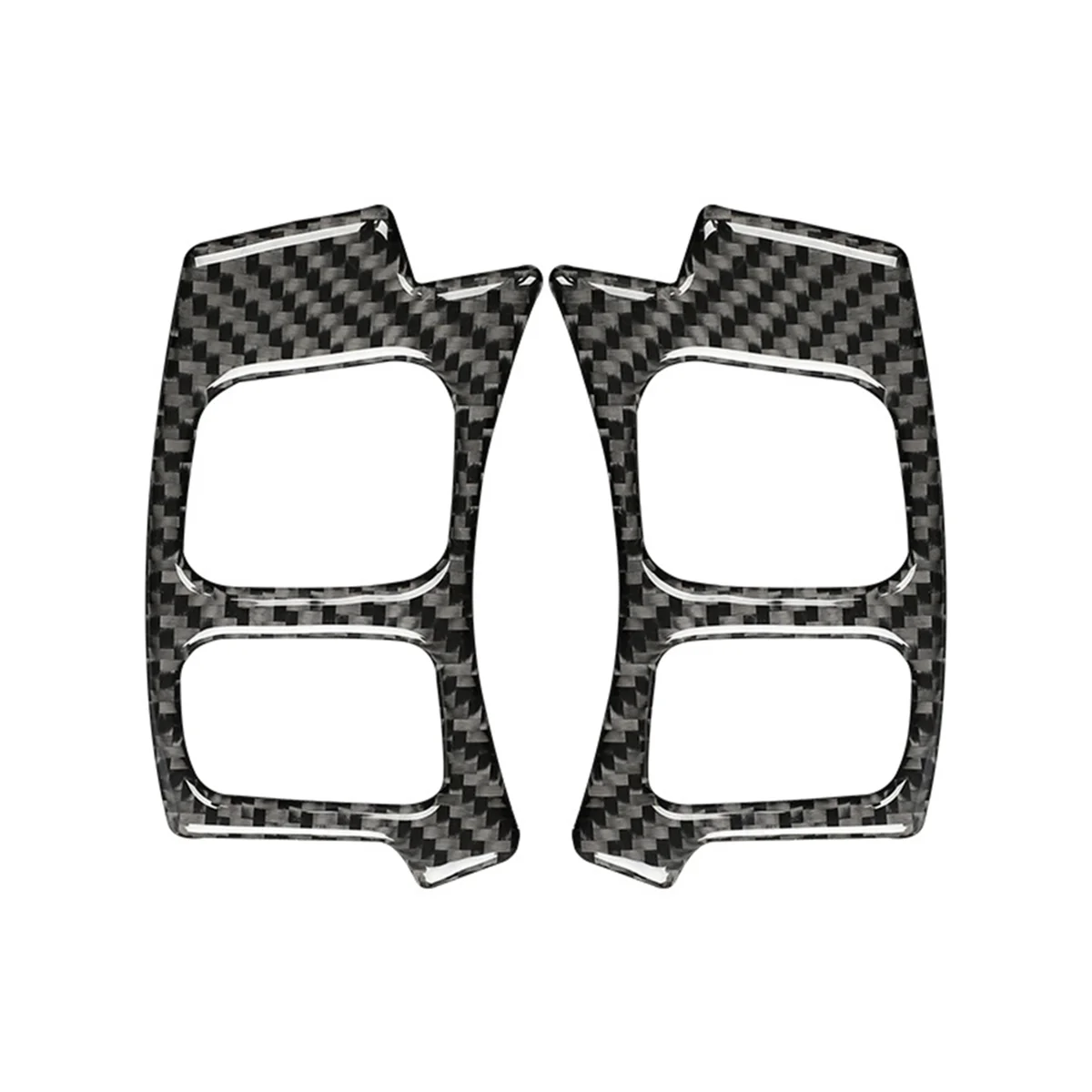 For IS250 IS200T IS300 IS350 2013-2019 Carbon Fiber Car Steering Wheel Button Panel Cover Decal Trim