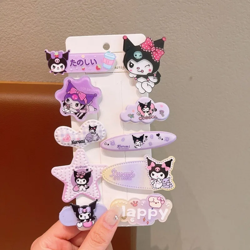 Kawaii Hello Kitty Haar Clip Set Leuke Cartoon Zoete Meisje Hart Verbrijzeld Haar Hoofddeksels Vrouwen Levert Student Gift Groothandel