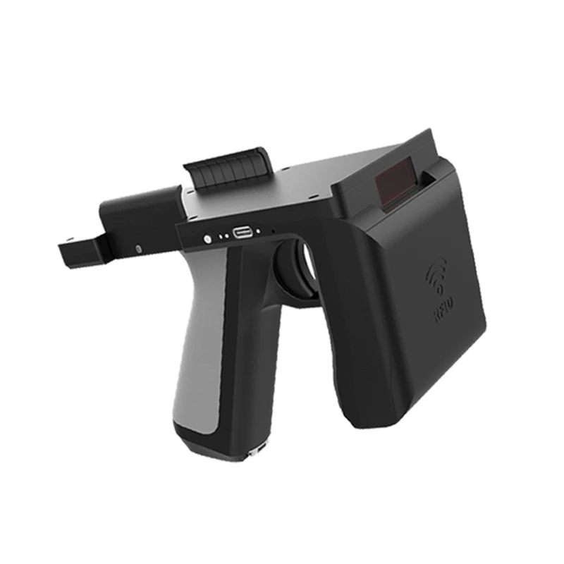 قارئ UHF RFID المحمول Android Bluetooth TAG Reader الماسح الضوئي المحمول طويل المدى مع قارئ Impinj E710