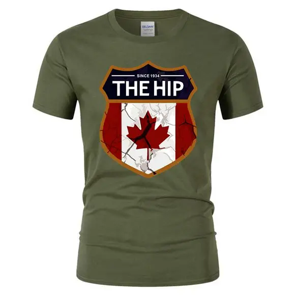 The HIP Tragically Leaves Canada Since 1984 Short Sleeved Slim T Shirts Male Wear Tops Women Tees T-Shirt Men TShirt XS-XXXL