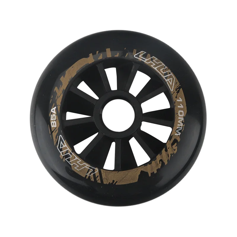 

1 шт., 85A, колеса для скоростных коньков для взрослых, колеса для роликовых коньков из искусственной кожи, 90/100/110 мм, без подшипников, тренировочные роликовые коньки, аксессуары для колес