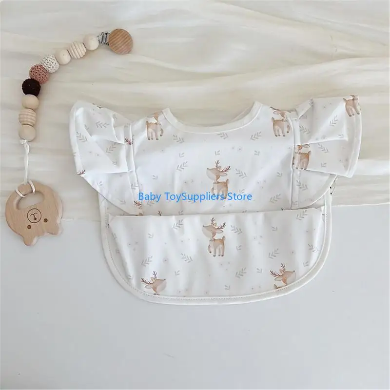 

R1WF Waterproofed Baby Bib Soft EVA Texture Baby Feeding Accessories for Baby