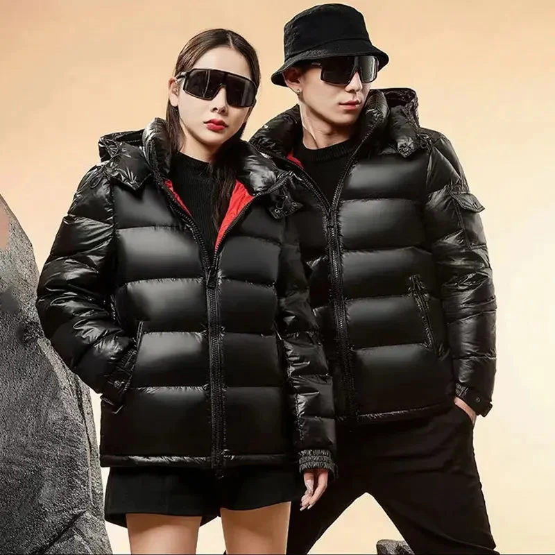 2025 new arrival winter jacket 90% white duck down jackets men,mens fashion thicken warm parkas trench coat size XS-3XL