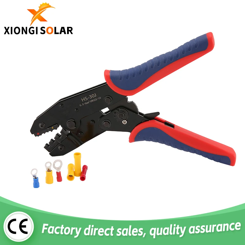 

Wholesale HS-30J crimping tools pliers for 22-10 AWG 0.5-6.0mm2 of Insulated Car Auto Terminals & Connectors Crimping Plierwire