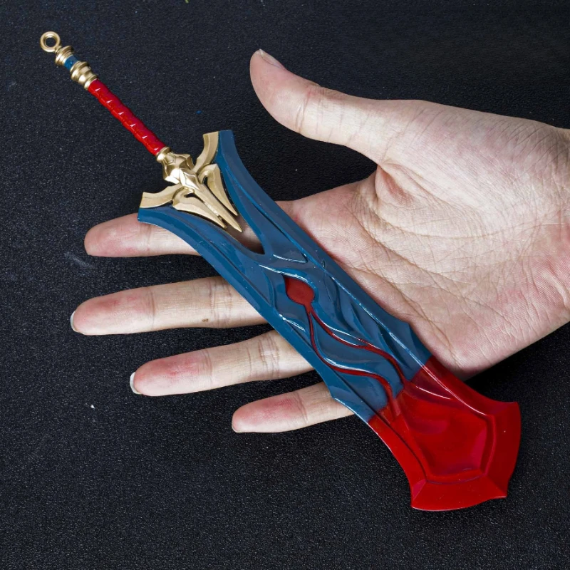 22 سنتيمتر/8.66in هونكاي: ستار السكك الحديدية لعبة الطرفية Yunli الثقيلة السيف تقطيعه سلاح معدني نموذج المشاجرة السيف الحرفية الحلي الصبي لعبة هدية #2