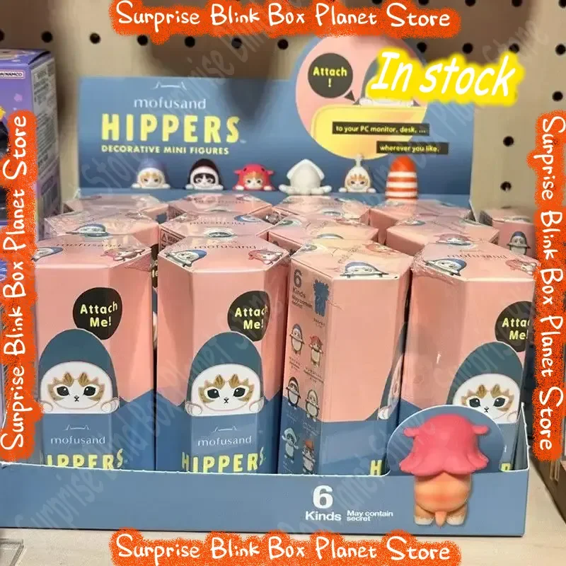 

Sonny Angel X Mofusand Cats Hippers Action Figures Genuine Blind Box Mysterious Doll Hot Gift Child Decoration Branded Collect