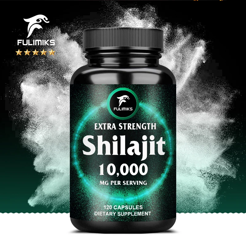 

Shilajit Capsules Supplement with Fulvic Acid & Trace Minerals, Energy Boost & Immune Support, Enhance Men & Women Performance