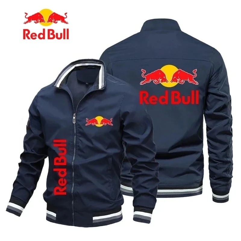 

Новая мужская куртка Four Seasons RedBull, удобная высококачественная мотоциклетная куртка с логотипом для взрослых, уличный штурмовик