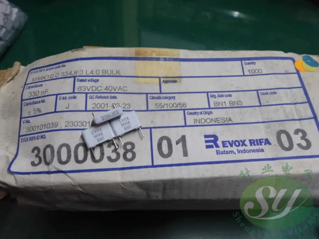 

10PCS EVOX MMK10 0.33uf/63v 330nf u33 334 New 10MM film capacitor