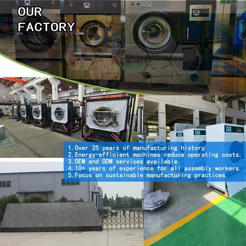 غسالة أوتوماتيكية جديدة لصناعة المنسوجات 15 كجم - 30 كجم للفندق والمستشفى والمغسلة #6