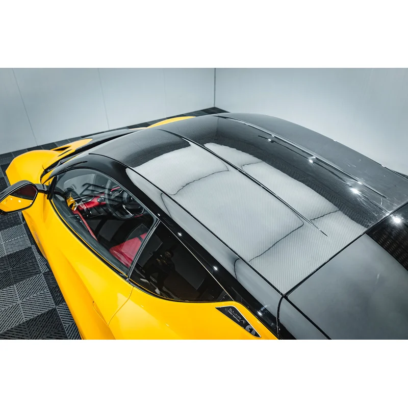 High Quality Dry Carbon Fiber Car Roof Mod Body Kit Fit For Lotus Emira 2021-2024 Glossy Matte Black Finish Exterior Parts