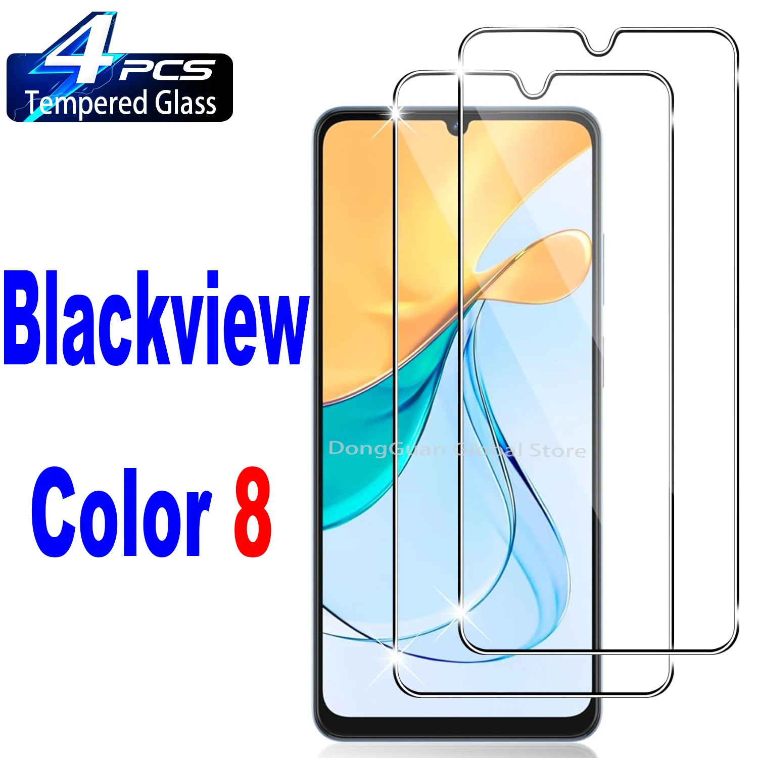 Do folii ochronnej ze szkła hartowanego Blackview Color 8