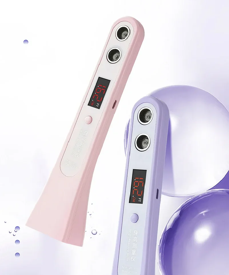Ultrasonic Digital Height Measuring Ruler for Children Portable High Accuracy Electronic Height Measurement Device