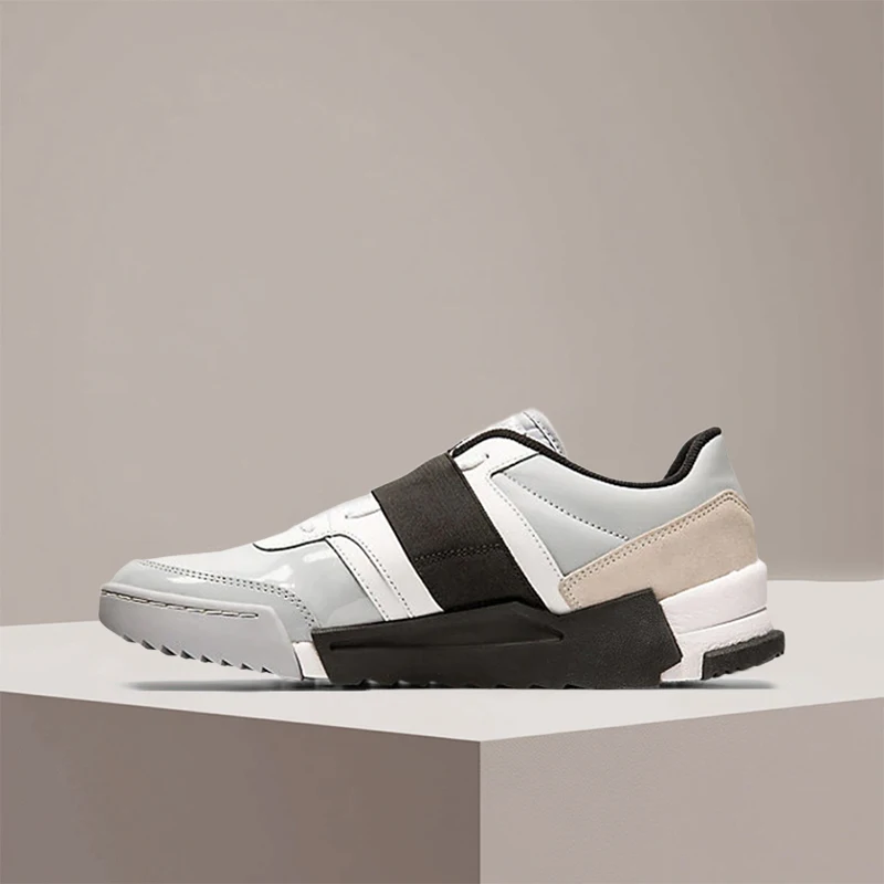 Onitsuka Tiger D-Trainer Black White Gray Round-Toe Cushioned Non-Slip Low-Top Unisex Shoe Casual Durable Comfort 1183A581-020