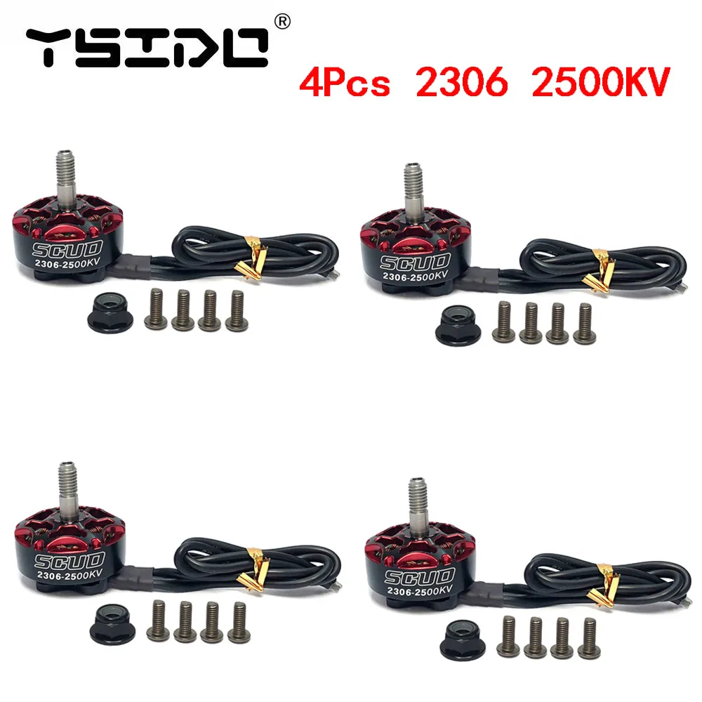 2024 Newest YSIDO SCUD  2306 1750KV 2500KV 3-6S Brushless Motor for Mark 4 FPV Racing Freestyle 5in 6in Drones