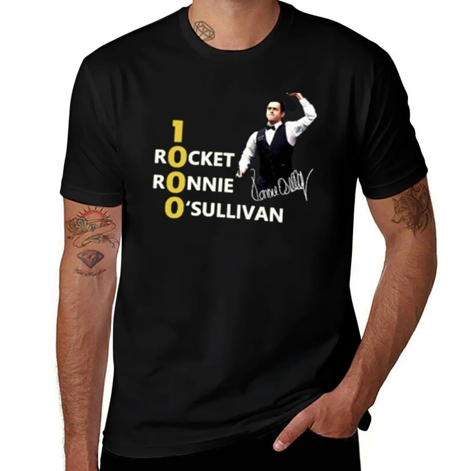 

Ronnie Osullivan,rocket ronnie osullivan, T-Shirt cheap stuff quick-drying Personalized t-shirt plain t shirts men