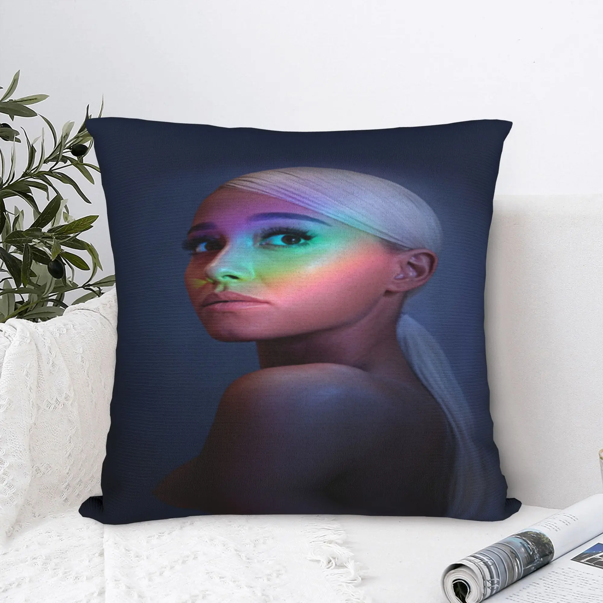 Ariana Grande Pillowcases  Cute Funny Pillow Case For Living Room Sofa Square Pillow Cover