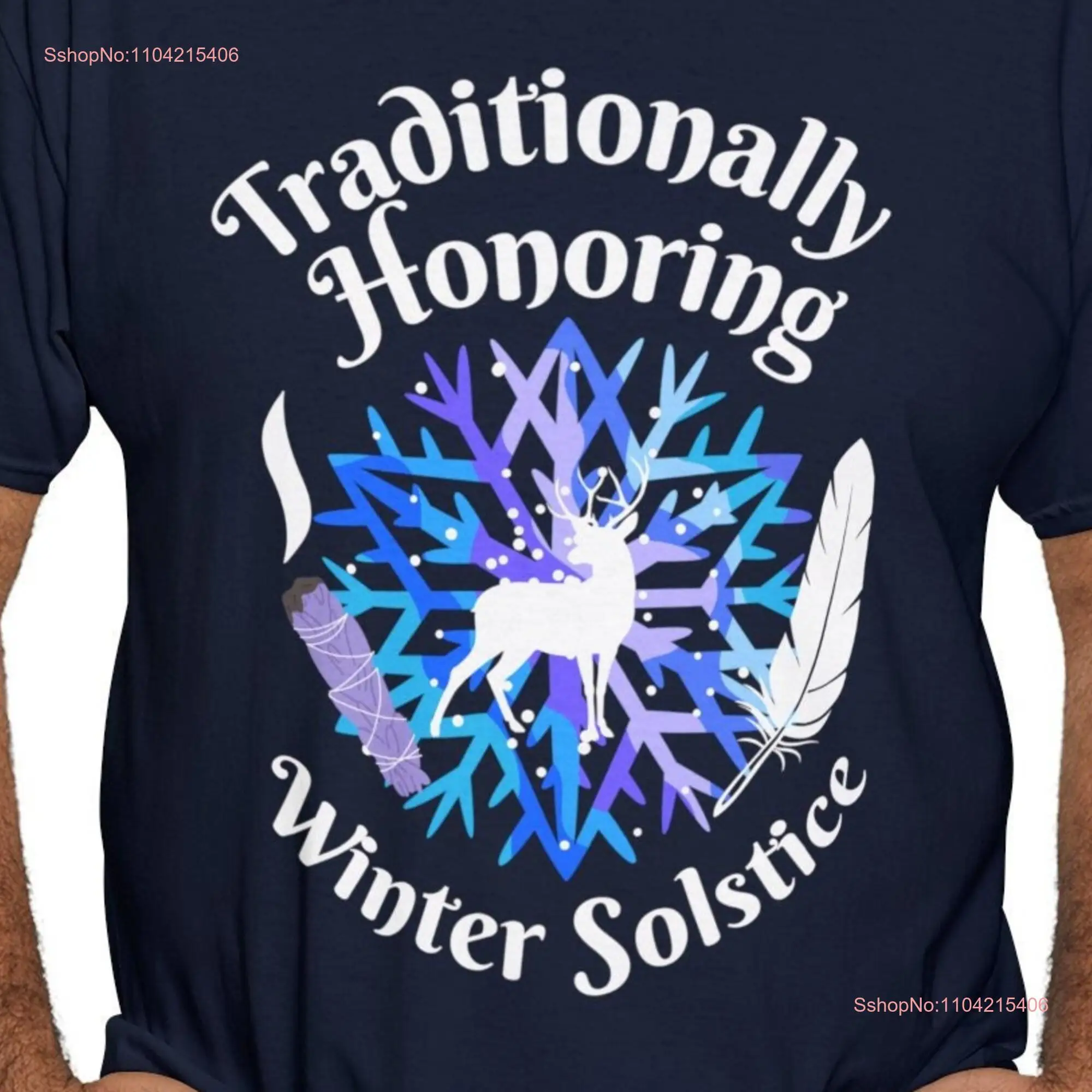 Express Shipping Traditionally Honoring Winter Solstice Heavy Cotton T Shirt Non Christmas Do not Celebrate