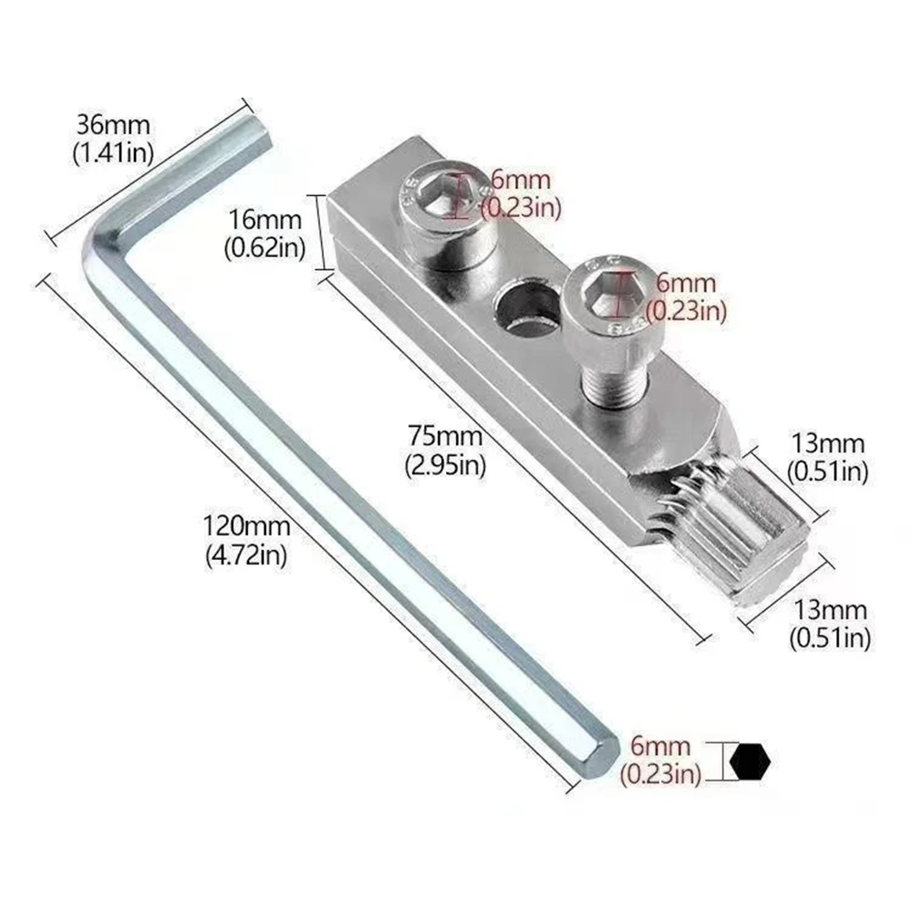 2025 Strumento per l'estrazione del filo rotto della valvola angolare del rubinetto per la rimozione del filo della valvola angolare del rubinetto Kit di riparazione portatile del tubo dell'acqua del rubinetto