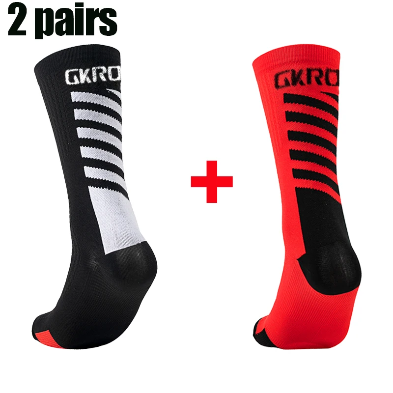 2pairs Neue Radfahren Socken Hohe Qualität Kompression Männer Bike Outdoor Frauen Laufen Professionelle Sport Laufen – Detail 7