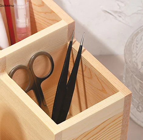 【WHB】 Nagelboormachine Bits Houten Houder, Duurzaam voor Nageltraining Nail Art Accessoires DIY Manicure Gereedschap Box Display Box