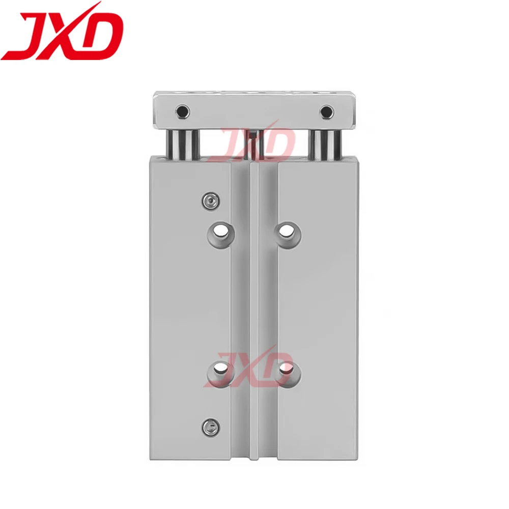 JXD DFM-12/16/20/25 Triple Axis Guided Pneumatic Cylinder High Precision Sliding Actuator GF KF Type Double Acting Air Cylinder