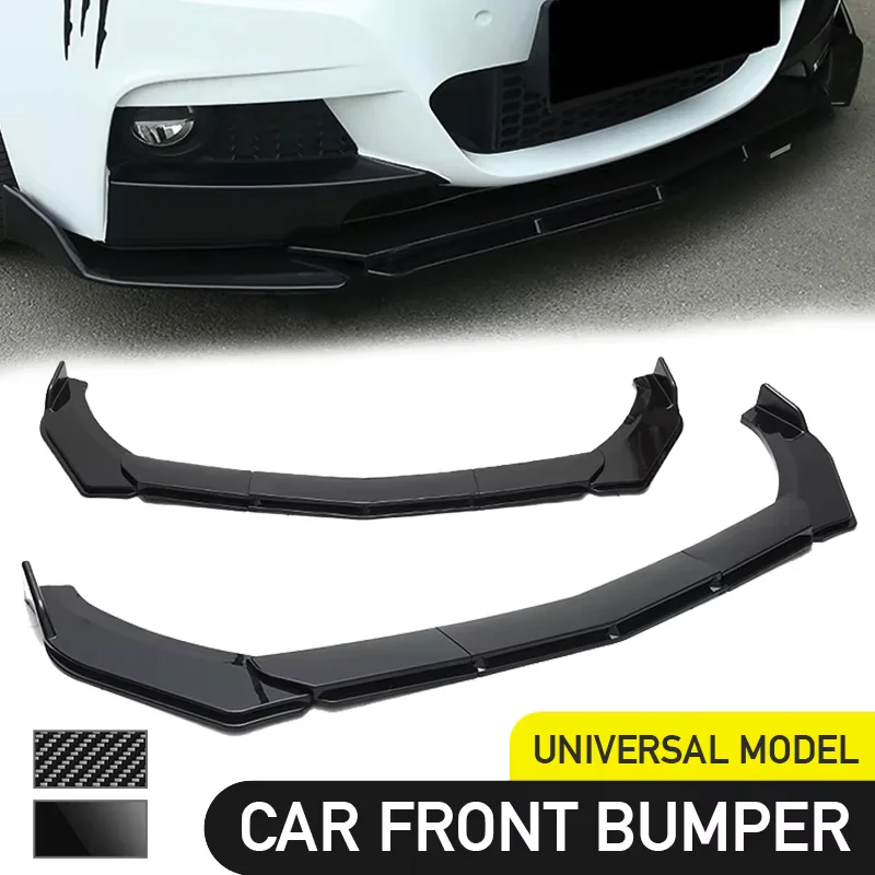 5pcs/ Set Upgraded Front Bumper Shovel with Stepped Design High-Quality ABS Material Car Accsesories Accessory