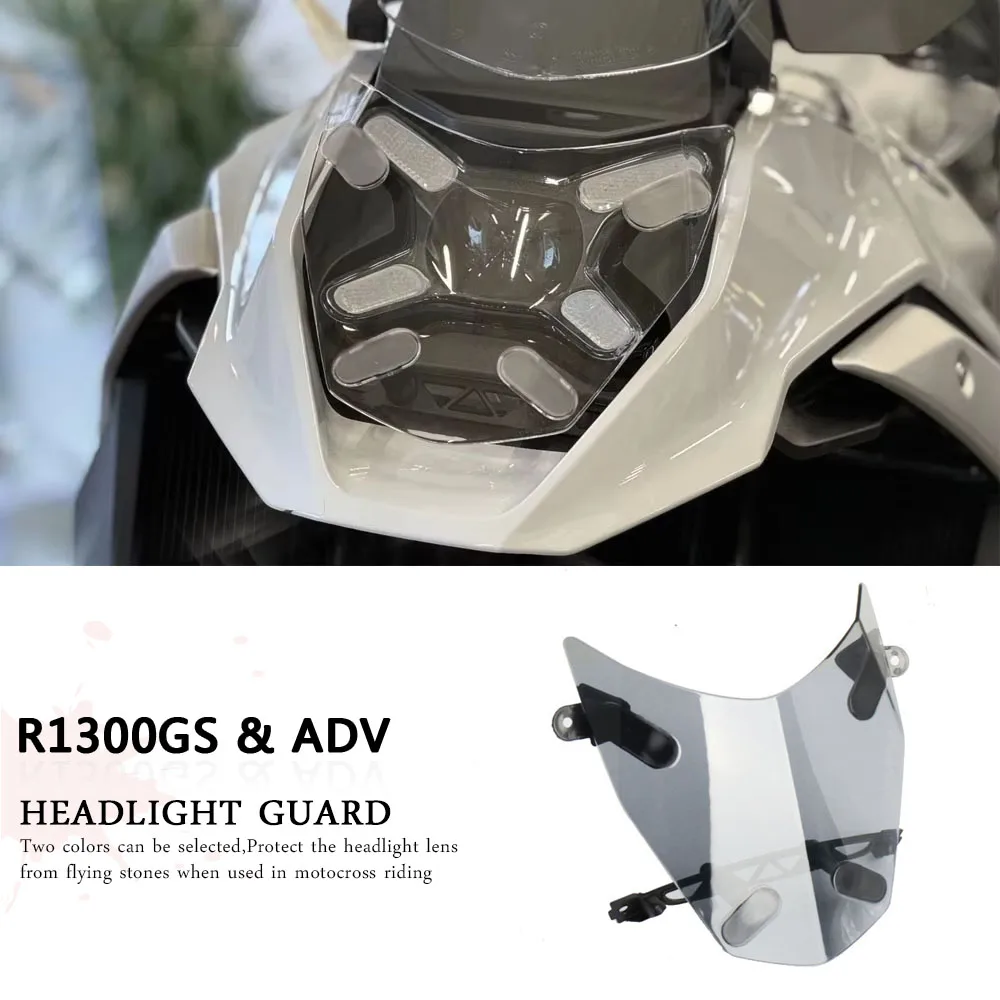 

Motorcycle New Headlight Guard Acrylic Headlight Protective Cover For BMW R1300GS r1300gs R1300 GS Adventure 2023 2024 2025