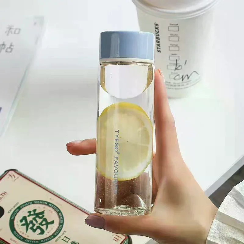 200ML Cartoon Pattern OutdoorDrinking Bottle Cup Anti-drop Plastic Cup Portable Outdoor Water Bottle