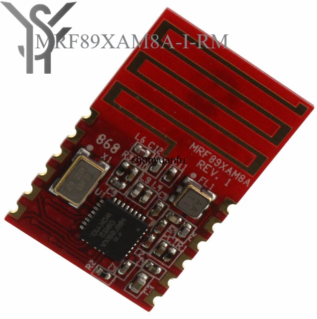 The original 100% MRF89XAM8A-I-RM MRF89XAM8A is an 868 MHz radio transceiver module compliant with the European ETSI standard