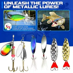 Kit Señuelos Thornsline para Pesca de Lubina y Trucha Agua Dulce