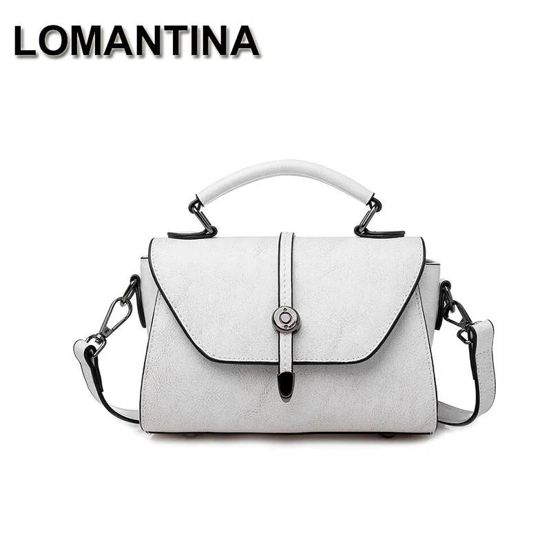 

Lomantina Women's Fashion Handbags Small Oil Wax Leather Phone Shoulder Crossbody Messenger Purses Versatile For Girls Female