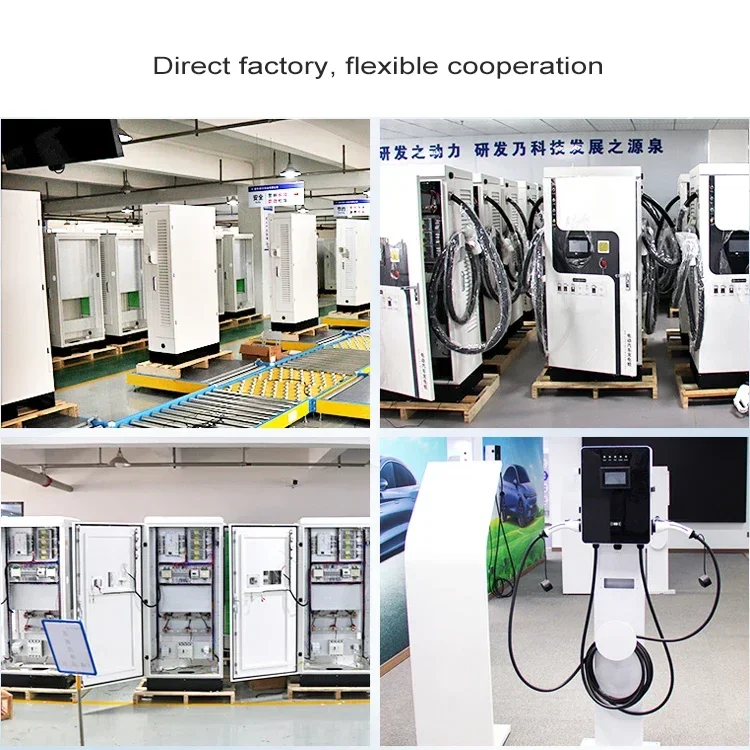 40kW Dual-Gun DC Fast EV Charger with CCS & CHAdeMO Ports, Touchscreen Control, RFID Access, Outdoor Waterproof Charging Station - Image 6