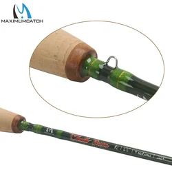 MAXCATCH CHALK Stream Caña de pesca con mosca ultraligera acción rápida