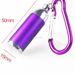 Wasafire Mini Pocket LED Flashlights Portable Torch Keychain Zoomable Flashlights Keyring Super Small Hand Light Camping Lamp