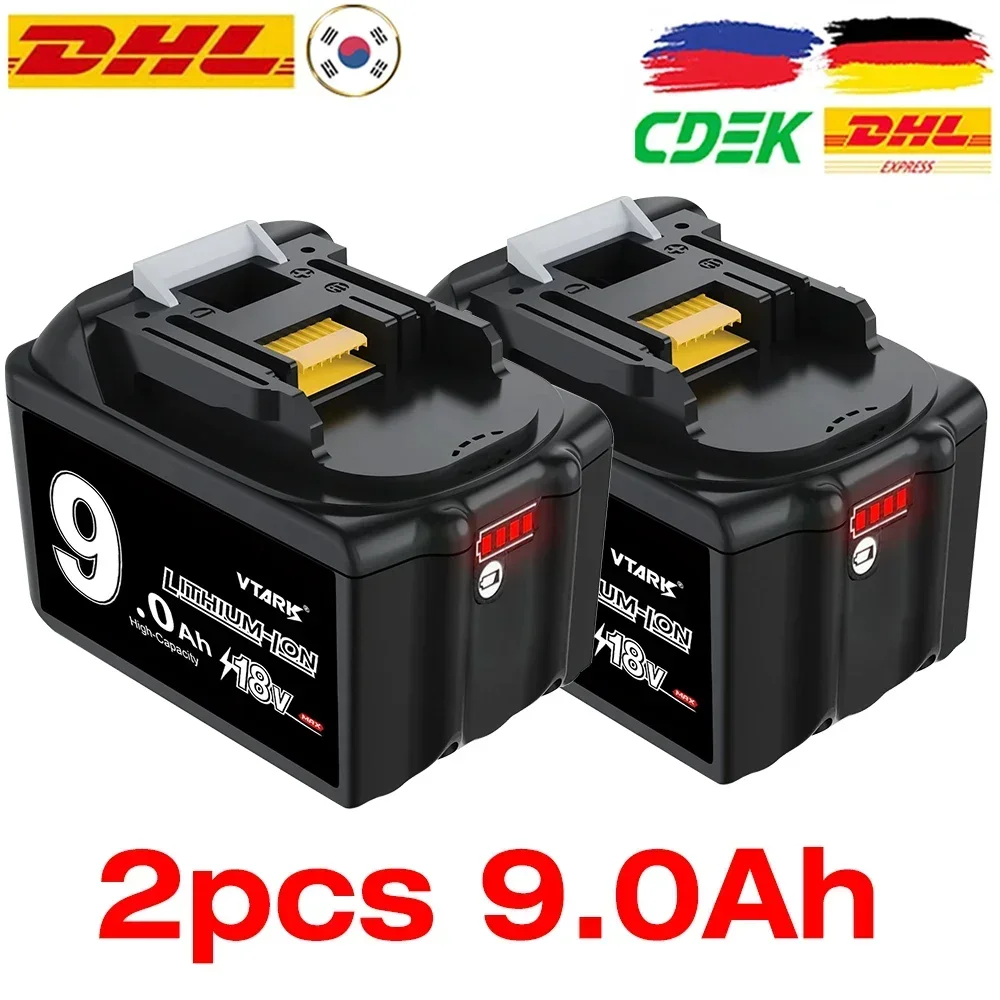 New Makita 18V 9000mAh Battery BL1830 BL1830B BL1840 BL1840B BL1850 BL1850B Rechargeable Battery Indicator LED